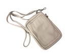 Beige Leder Tasche | Crossbody Bag | Handytasche