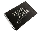 Hochzeit | Gästebuch | personalisiert | schwarz