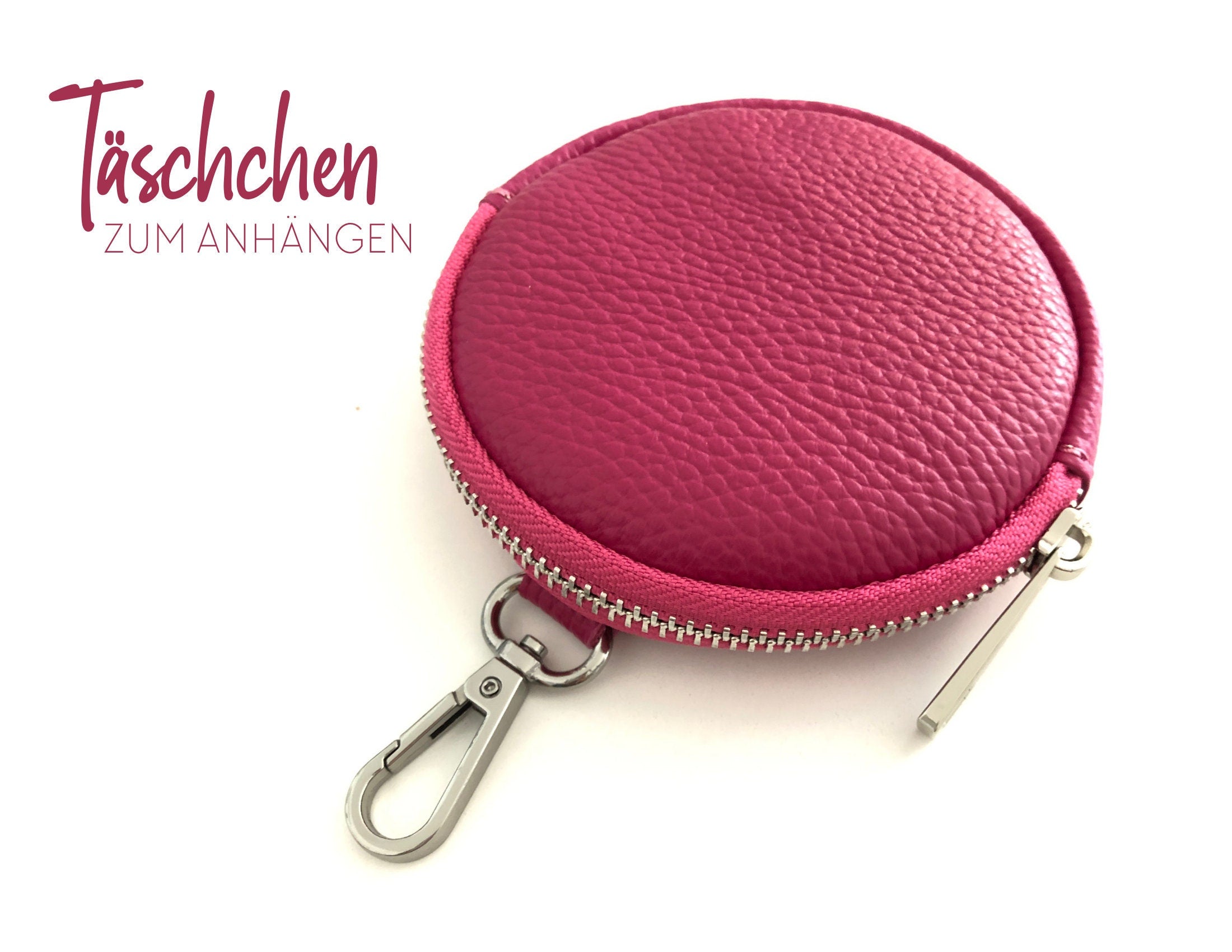 Tasche | rund | Echt Leder | verschiedene Farben