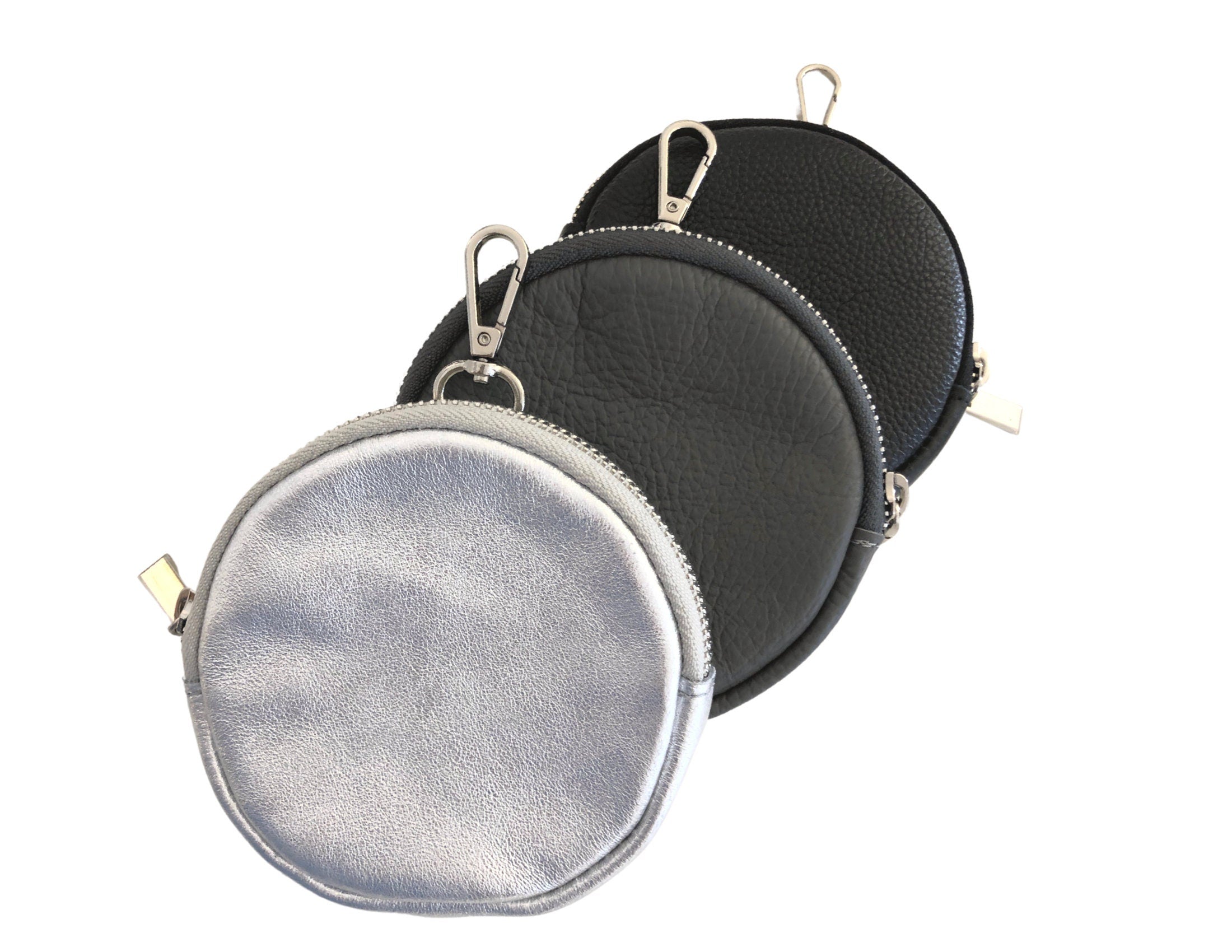 Tasche | rund | Echt Leder | verschiedene Farben