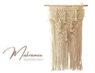 Makramee Wandbehang | Boho Wand Deko | beige