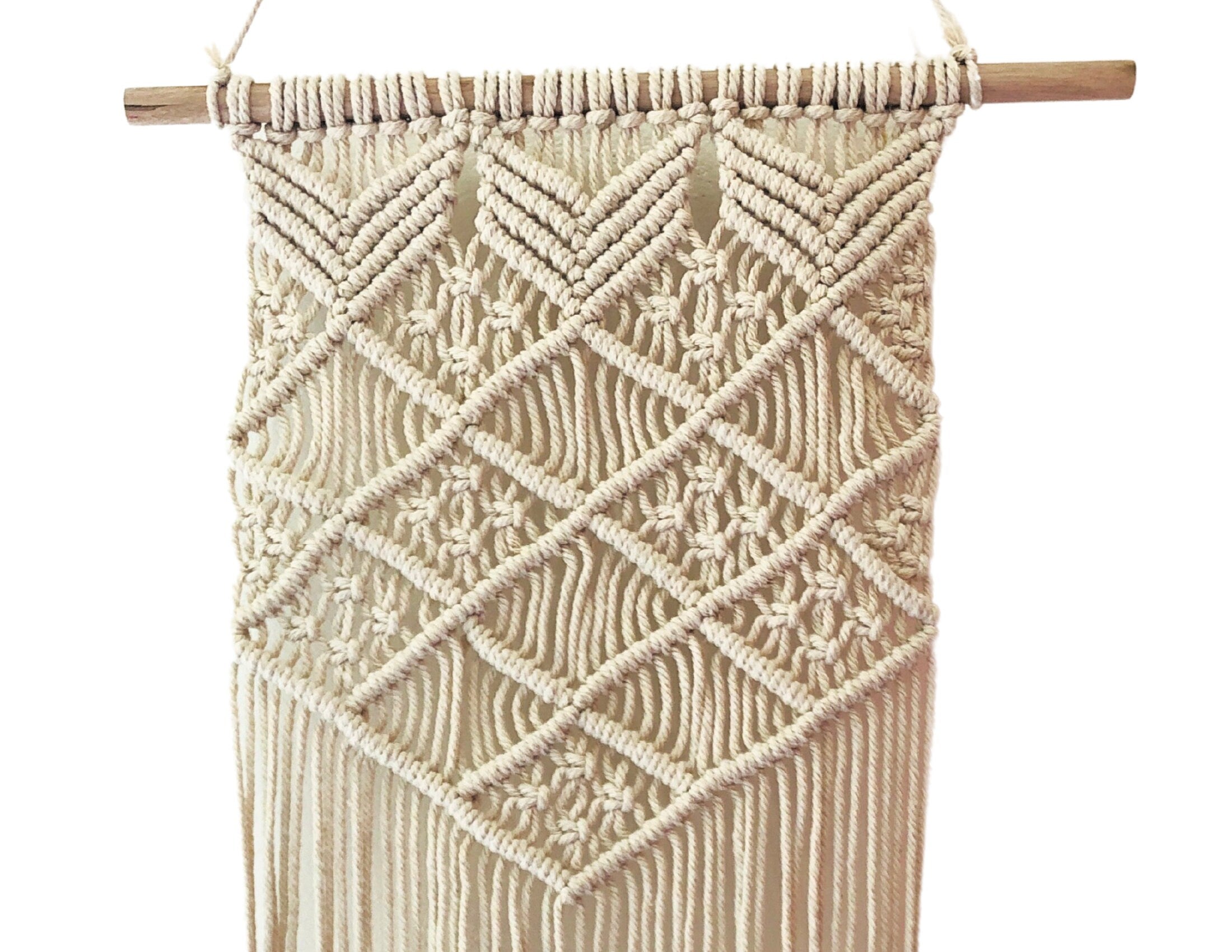 Makramee Wandbehang | Boho Wand Deko | beige