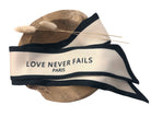 Twilly | Seidiger schmaler Schal | Haarband | Love Never Fails | für Handtasche, als Armband, Haarband, Krawatte, kleines Halstuch