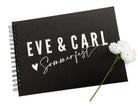 Hochzeit | Gästebuch | personalisiert | schwarz