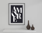 AMORE | Poster | Typografie | schwarz
