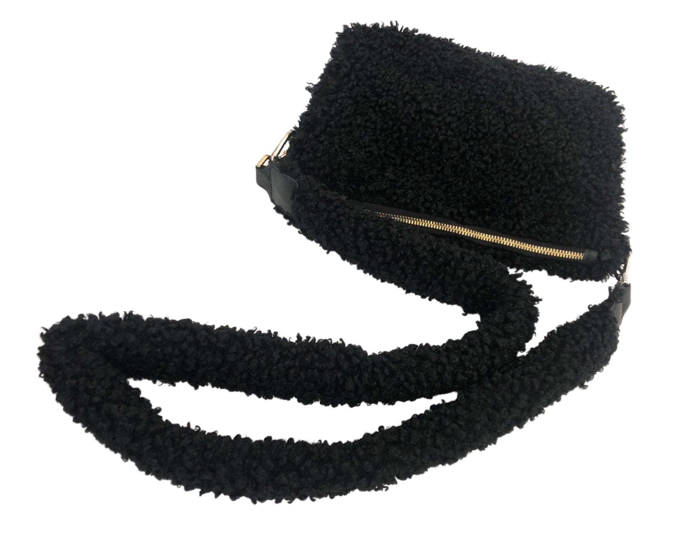 Tasche | Teddy | Clutch | schwarz