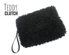 Tasche | Teddy | Clutch | schwarz