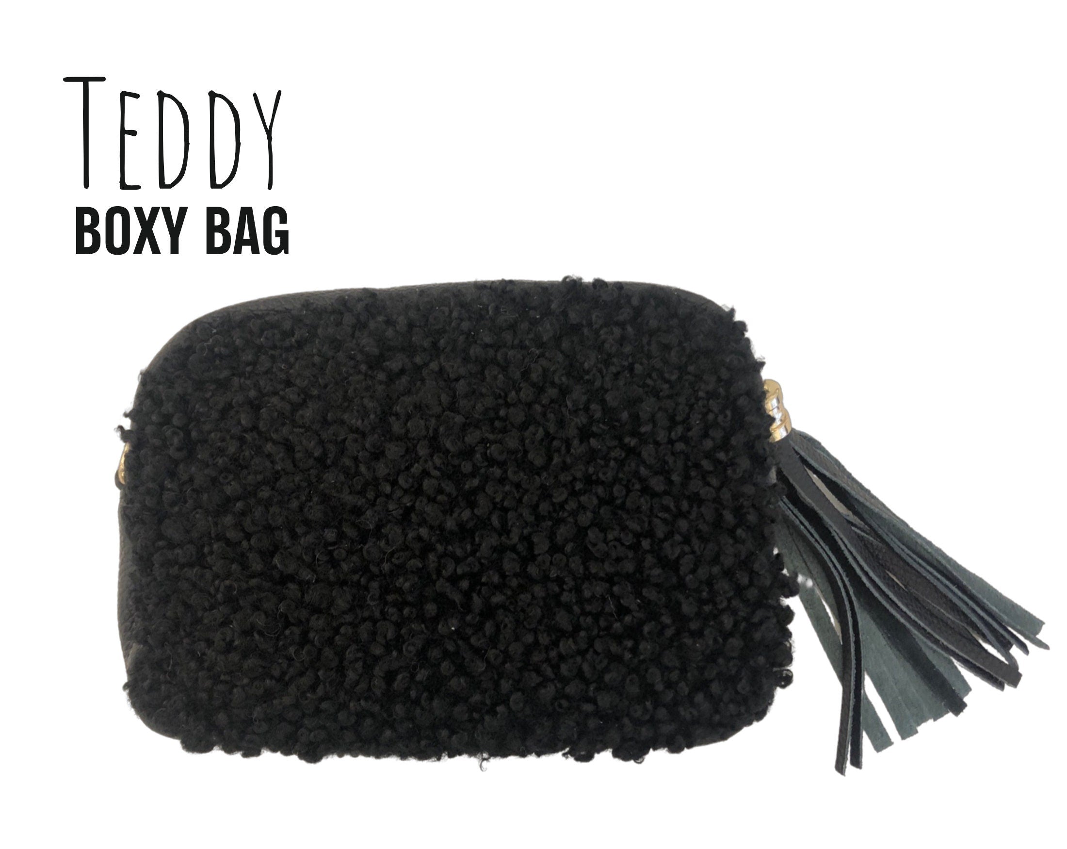 Tasche | Teddy | Cross Body Bag | schwarz