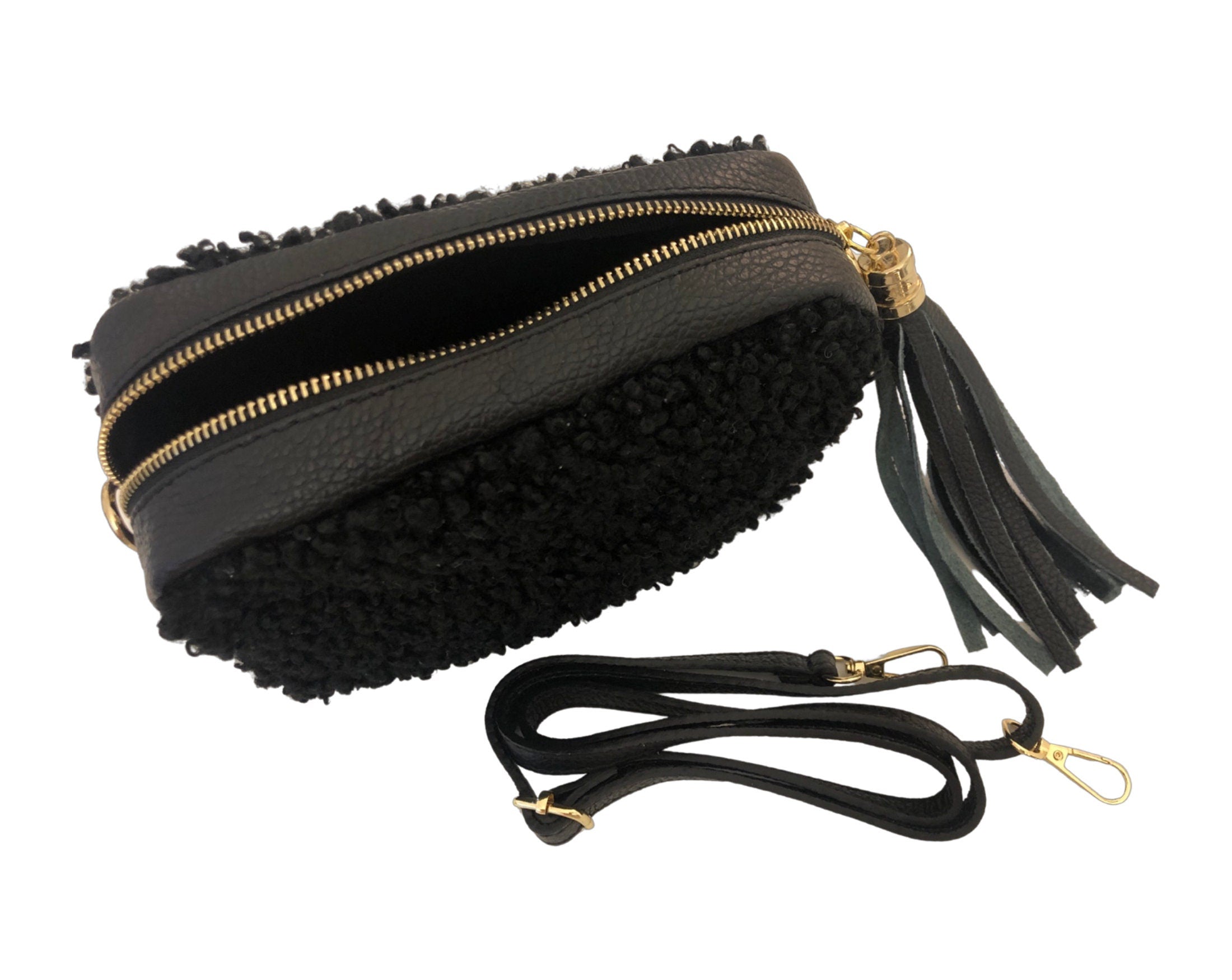 Tasche | Teddy | Cross Body Bag | schwarz