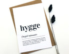 Hygge Karte | Definition | Grußkarte | A6 | Kraftpapierumschlag
