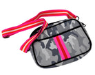 Tasche Cross-Bodybag Neopren | camouflage grau pink oder kakhi rot