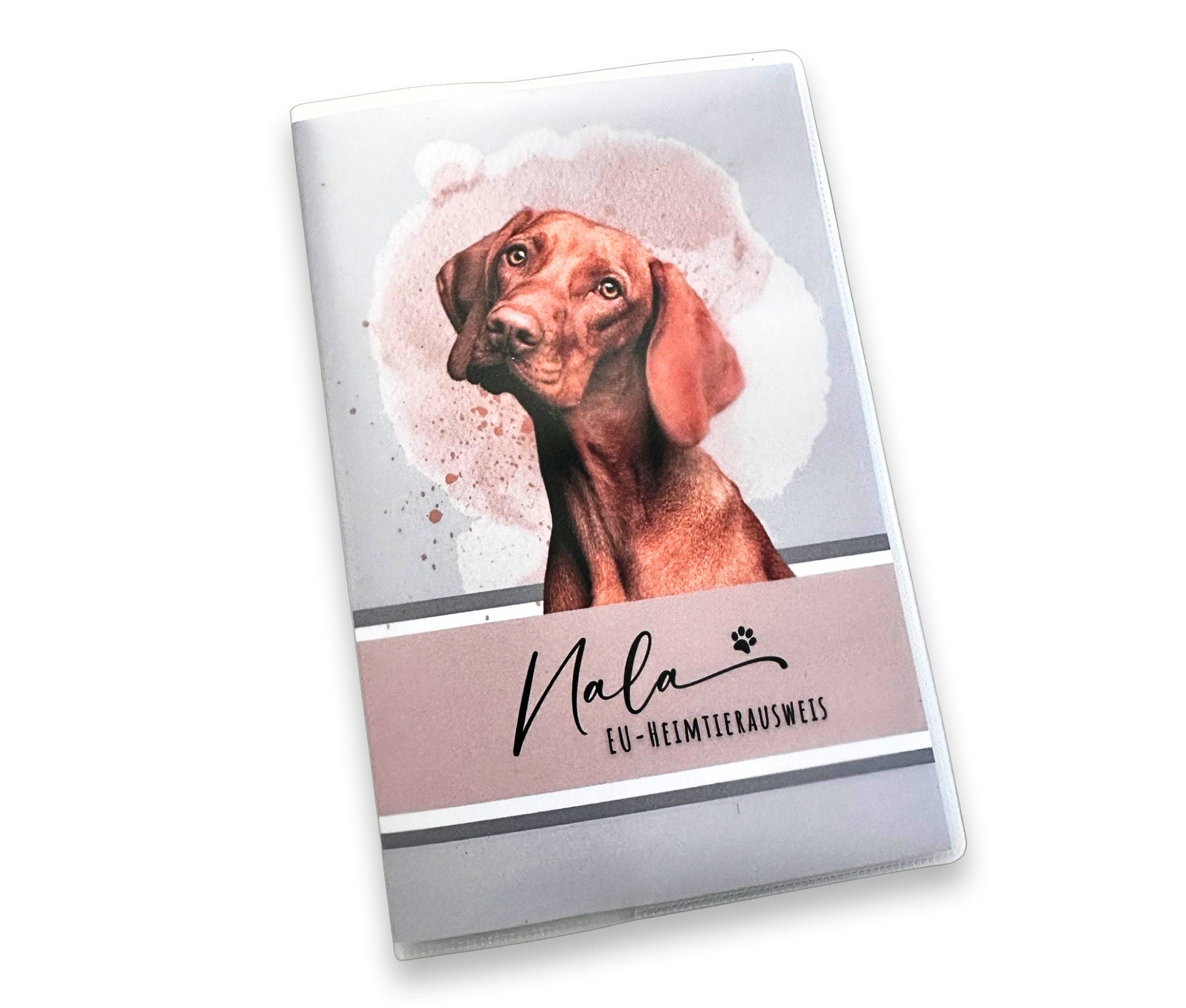 Heimtierausweis mit Foto | personalisierte Schutzhülle EU-Heimtierausweis | Katze Hund | mit Namen