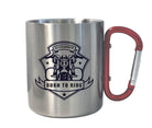 Karabinertasse | Personalisierbar | Tasse für Biker