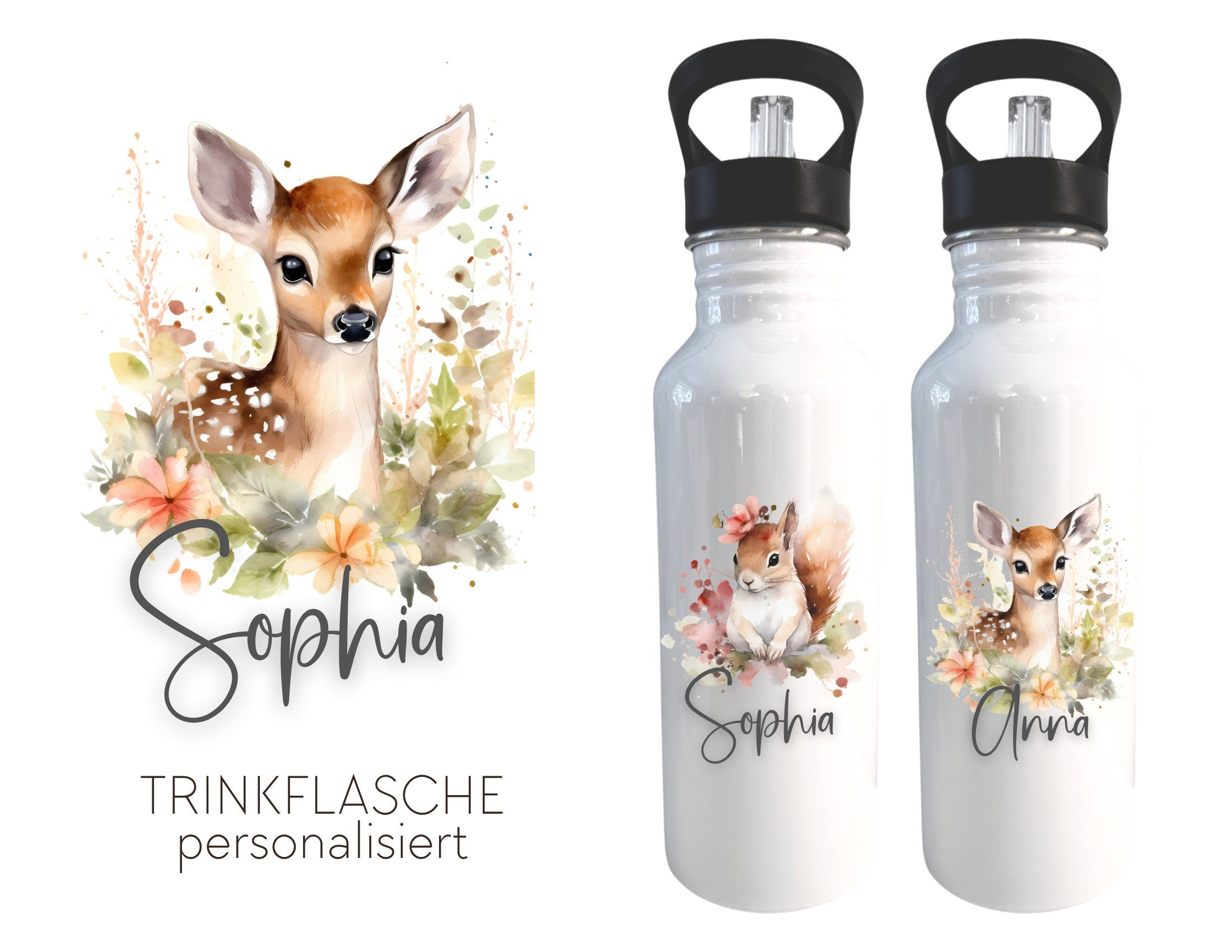 Trinkflasche | Personalisierte Flasche für Kinder