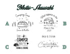 Emaille Tasse | Camping | personalisiert | Camping Crew