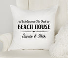 Kissen | Beach House | personalisiert | 40 x 40 cm