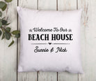 Kissen | Beach House | personalisiert | 40 x 40 cm