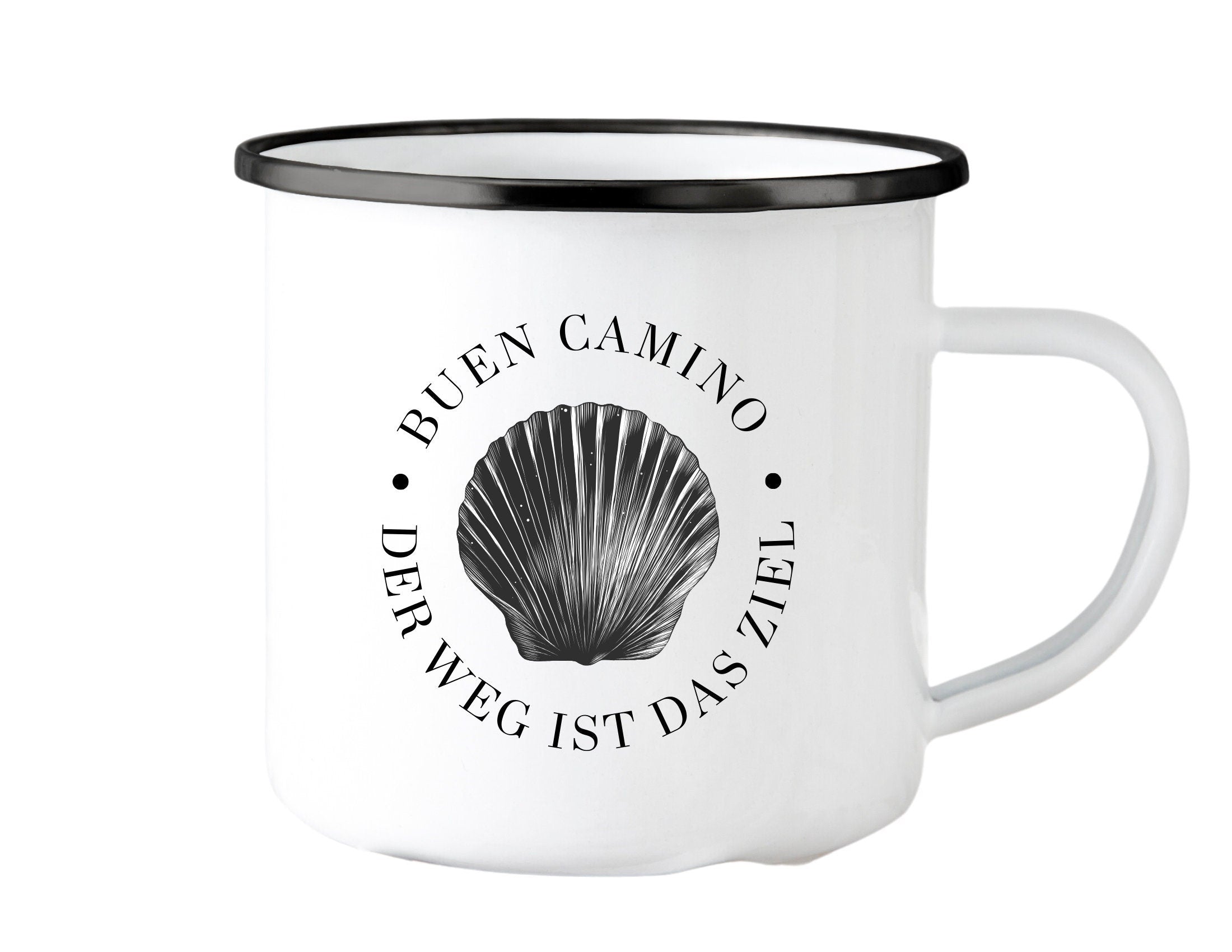 Emaille Tasse | Buen Camino | Jakobsweg