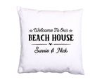 Kissen | Beach House | personalisiert | 40 x 40 cm