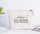 Personalisierte Reise Apotheke | Tasche Medikamente | Schriftfarben roségold, gold, schwarz, silber | Geschenk Reisende