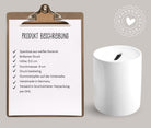 Spardose Camper personalisiert | Geld sparen und schenken | Geschenk Camping Reise Sparschwein