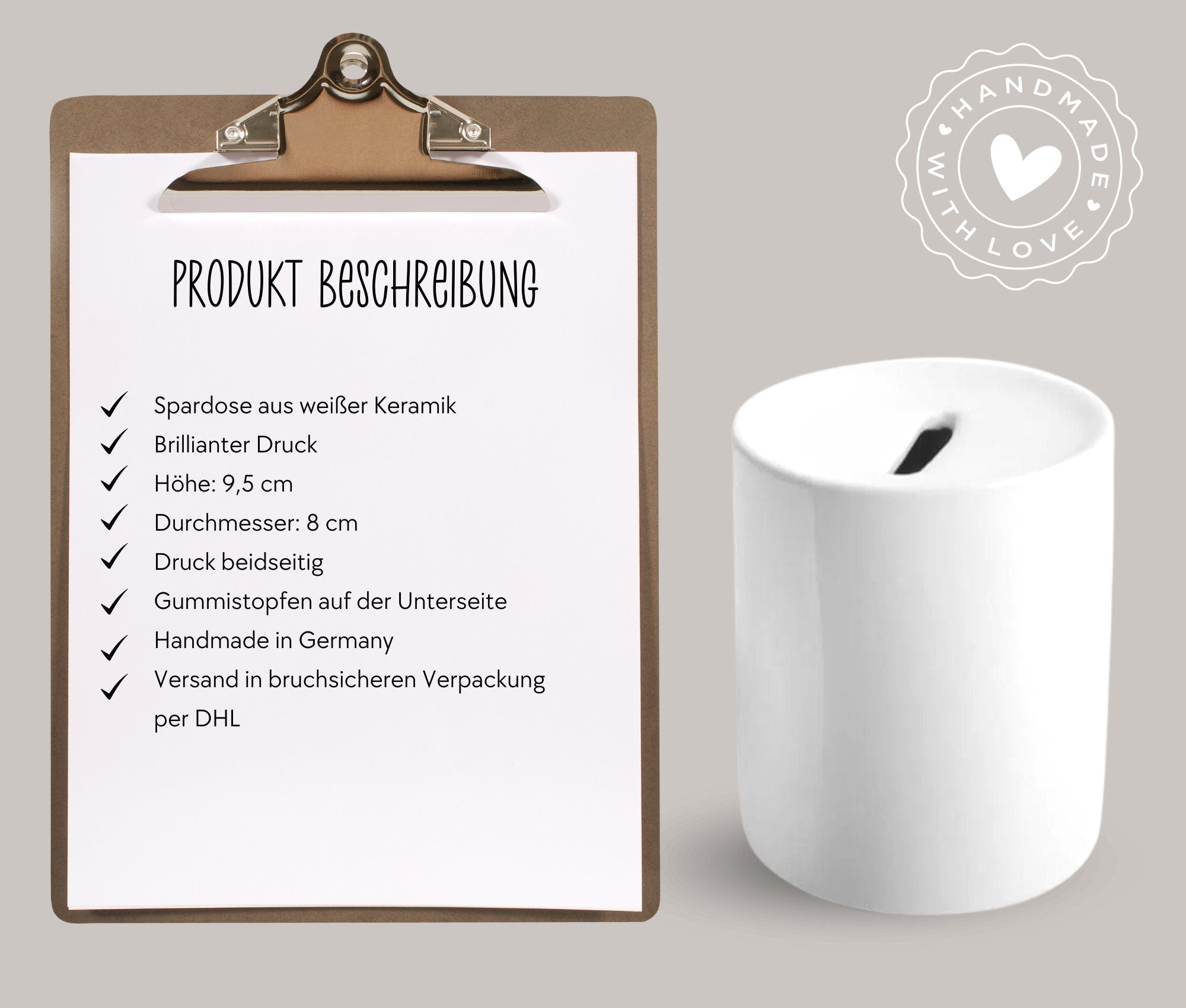 Spardose Camper personalisiert | Geld sparen und schenken | Geschenk Camping Reise Sparschwein