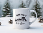 Keramiktasse | Weihnachtsmotiv | Farm Fresh Trees