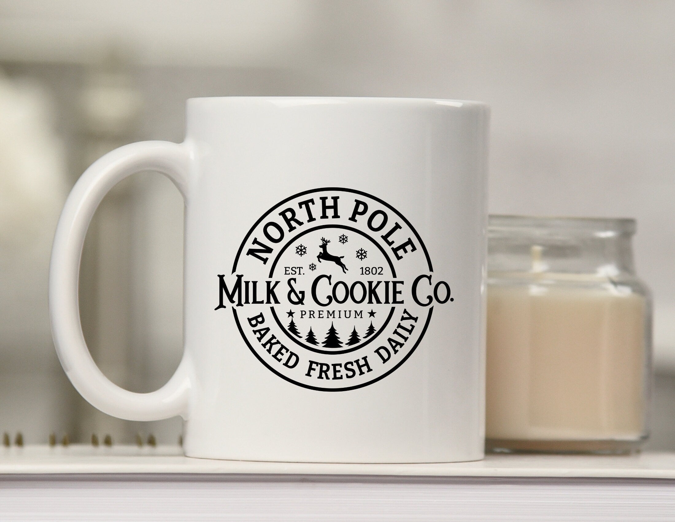 Keramiktasse | Weihnachtsmotiv | North Pole