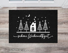 Fußmatte Weihnachten | Hereingeschneit | Personalisierbarer Fußabtreter
