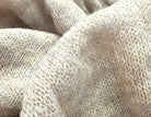 Schal gestrickt | Mohair & Cashmere | beige | 230 x 100 cm