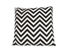 Kissen | Design Kissen in schwarz weiß | Scandi Boho Stil | Ethnomuster | Samt | inkl. Füllung