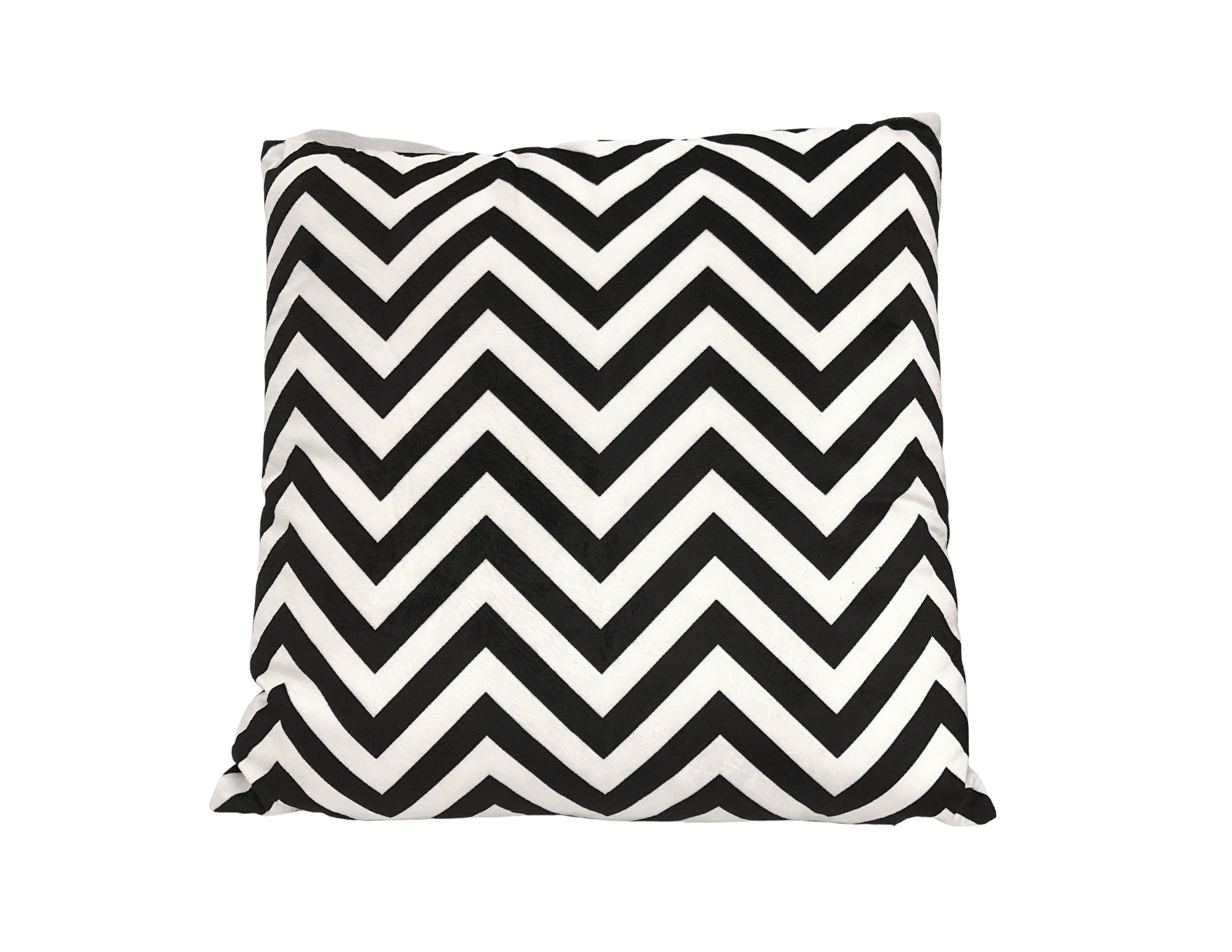 Kissen | Design Kissen in schwarz weiß | Scandi Boho Stil | Ethnomuster | Samt | inkl. Füllung