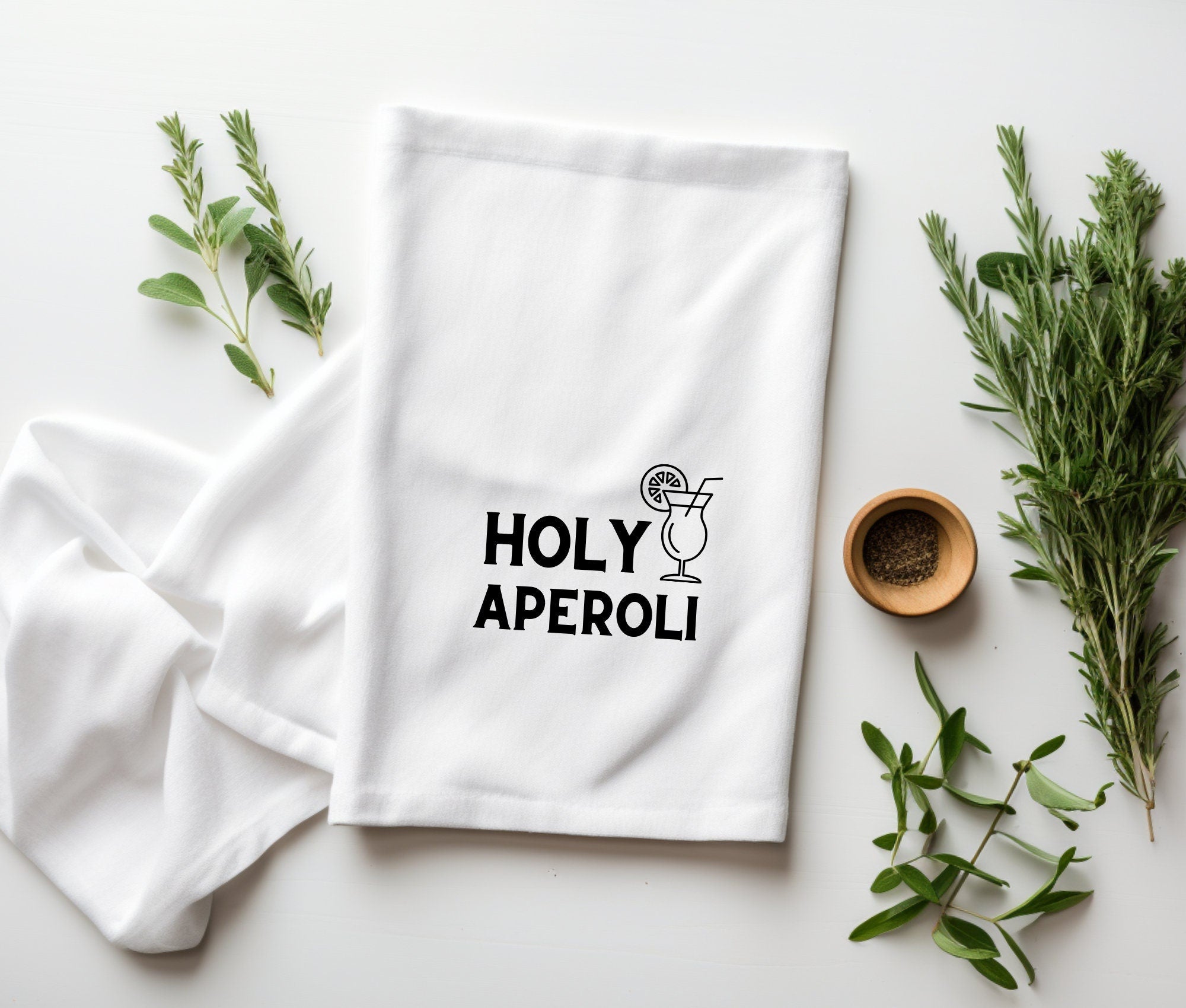 Geschirrtuch | Holy Aperoli | lustiger Spruch