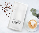 Geschirrtuch | But First Coffee | lustiger Spruch
