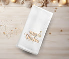 Geschirrtuch | Merry Christmas | weiß gold