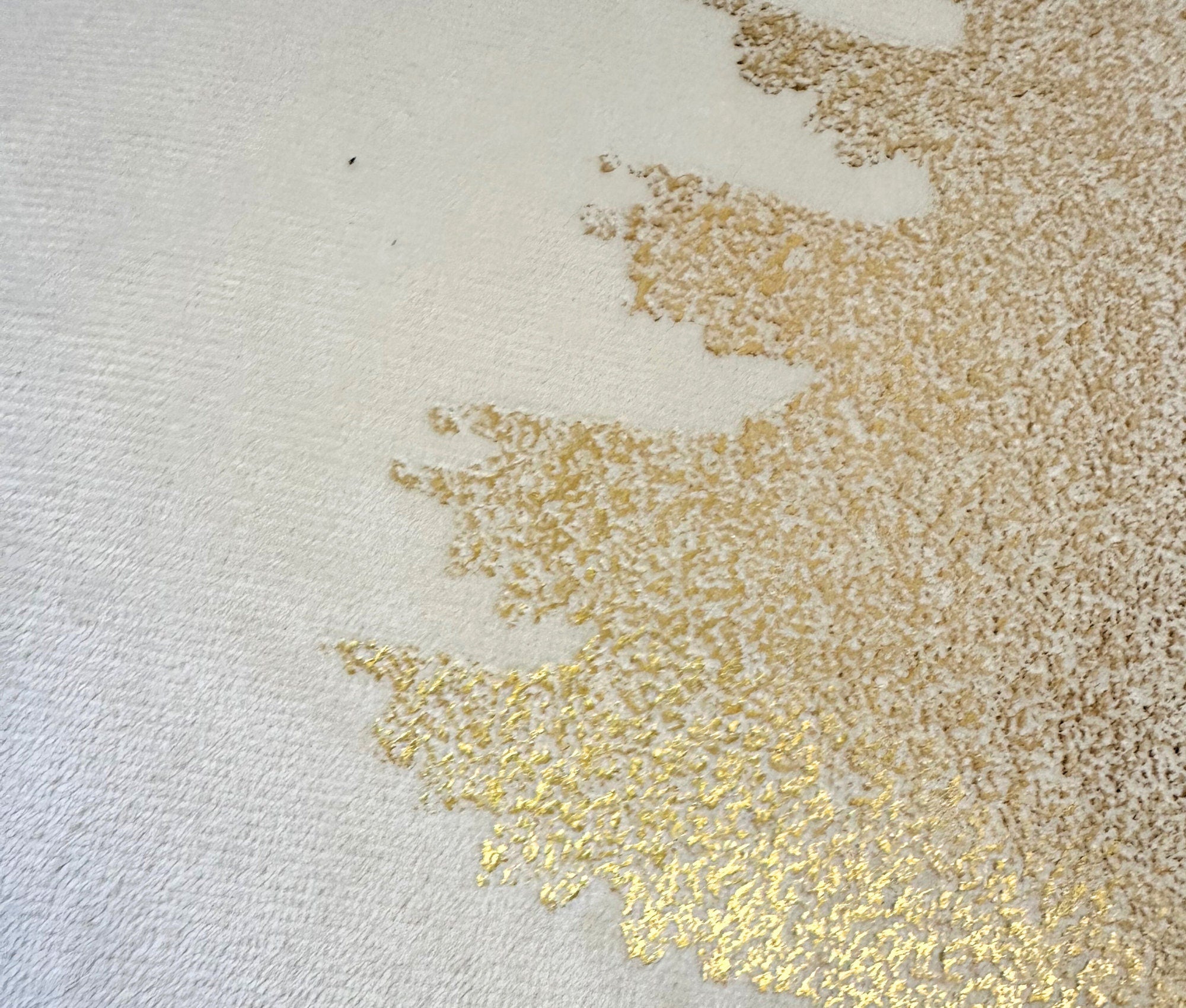 Kissen | Weihnachten | Tanne | Christmas | Samt creme gold