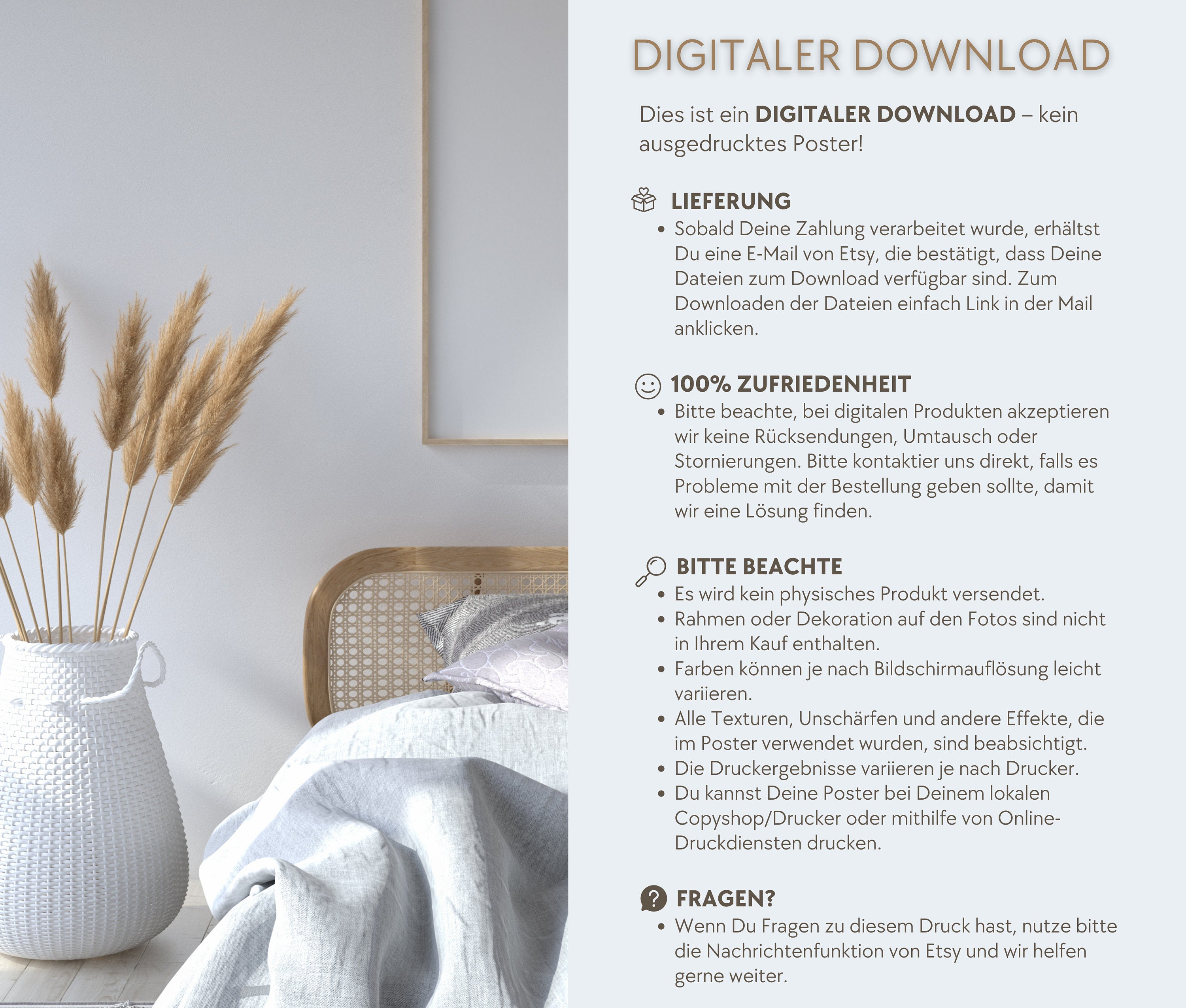 Poster Serie Sanddollar als 5er Set | Digitaler Download | 5 Poster (diverse Formate)