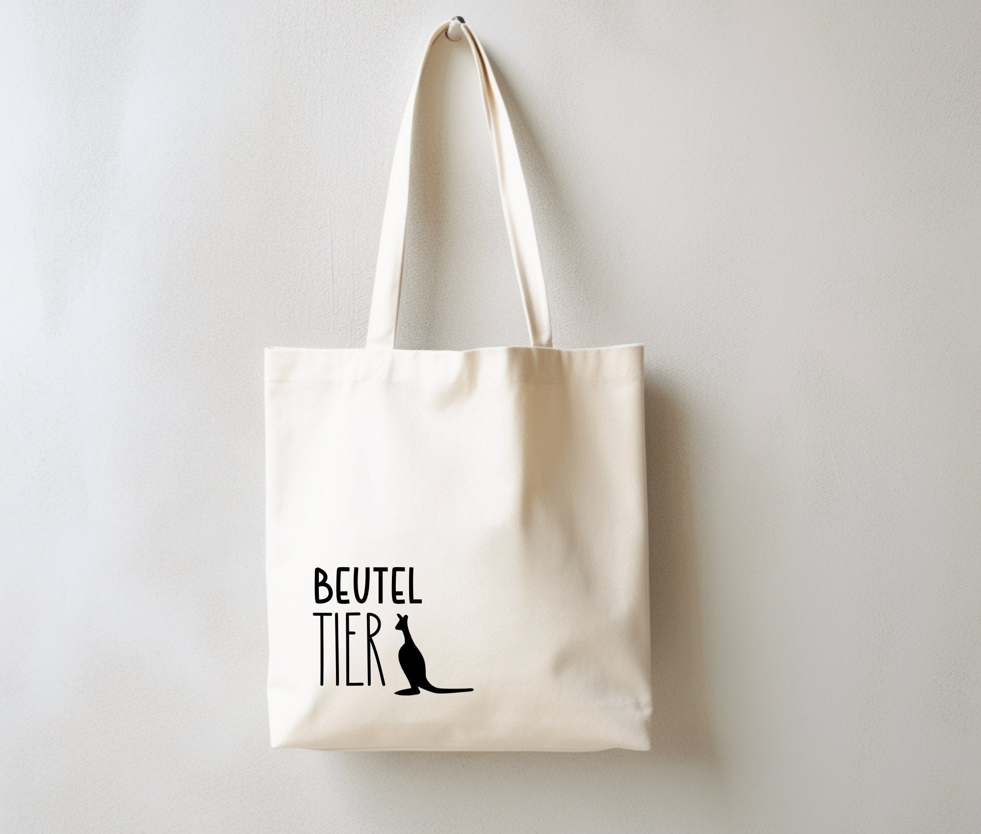 Jutebeutel | lustiger Spruch | witzige Stofftasche | Beutel Tier