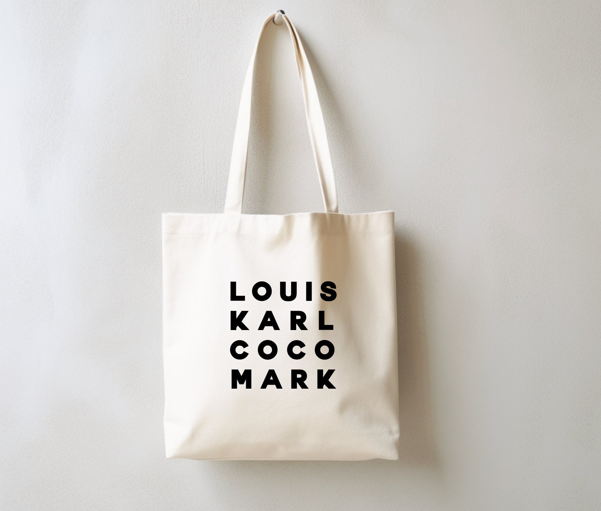 Jutebeutel | Fashion Stofftasche | Louis Karl Coco Mark