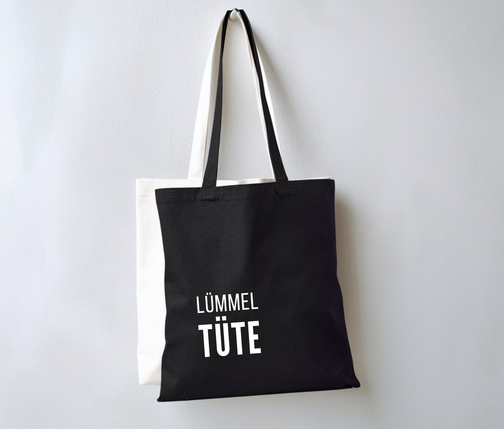 Jutebeutel | lustiger Spruch | witzige Stofftasche | Lümmel Tüte