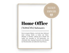 Home Office Poster | Definition | digitaler download