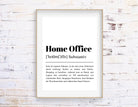 Home Office Poster | Definition | digitaler download