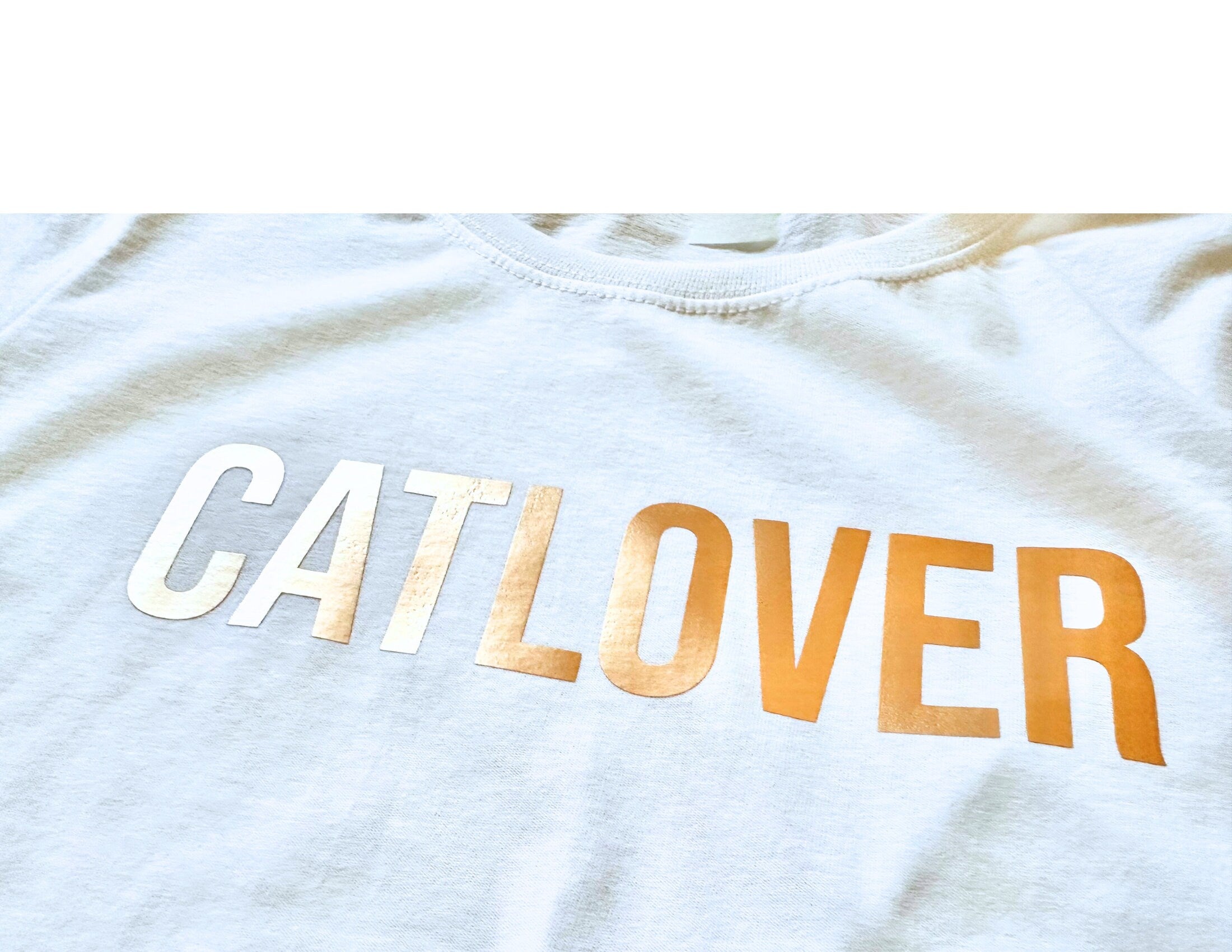 T-Shirt für Katzen Fans | Catlover | weiß