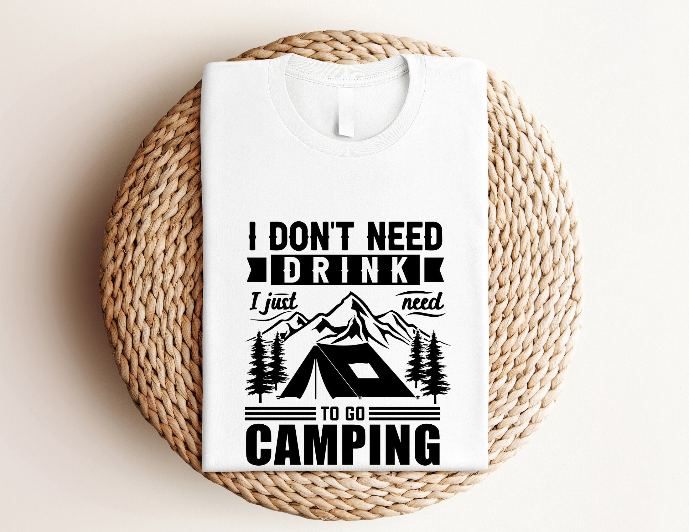 T-Shirt Herren | Camping Camper | schwarz | Geschenk Papa