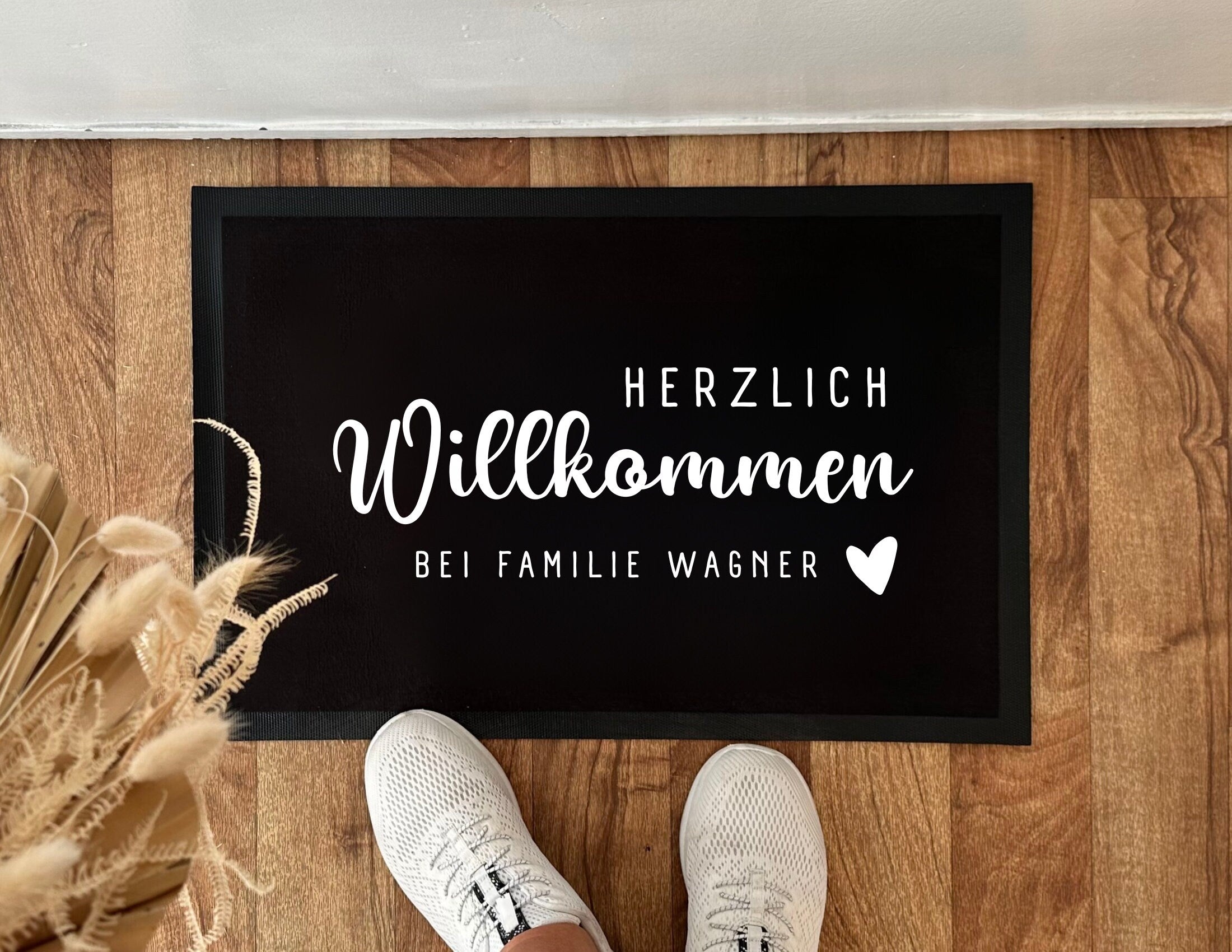 Fußmatte für Familien | Willkommen | Personalisierter Fußabtreter