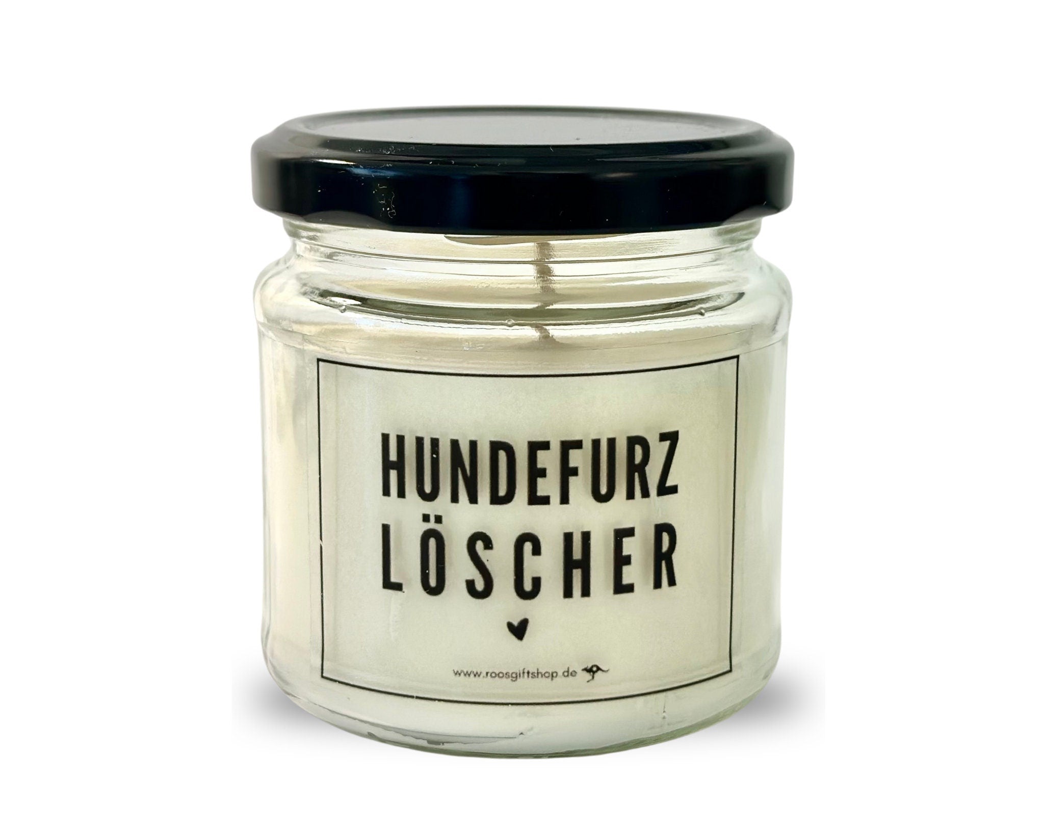 Duftkerze im Glas | witziges Mitbringsel | Hundefurz Löscher