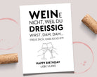 Personalisiertes Weinflaschen Etikett | Geburtstag | Weinetikett Birthday