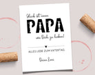 Weinflaschen Etikett | Geschenk Vatertag | Papa | personalisierbar