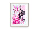 Original Risographie | Druck Riso | DIN A4 | The Wild Idols | neon pink schwarz