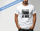 T-Shirt Herren | Frunk as Duck | personalisierbar | weiß, schwarz